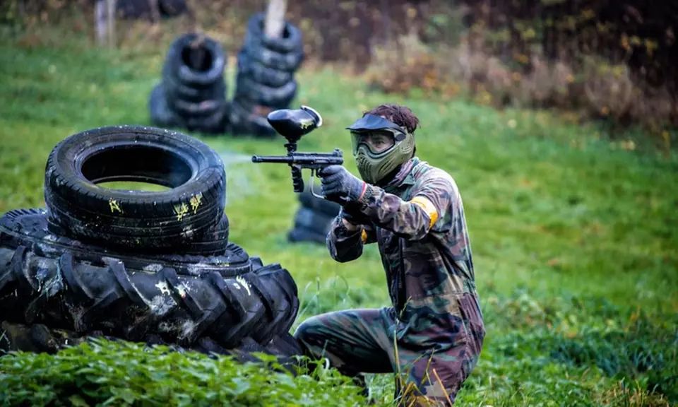 Adrenaline Rush: Nationwide Paintball Battle for Up to 5 or 10 Players