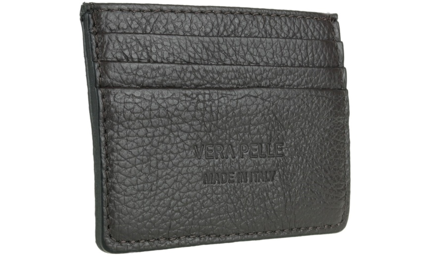 Image 5: Men's Genuine Leather Card Holder