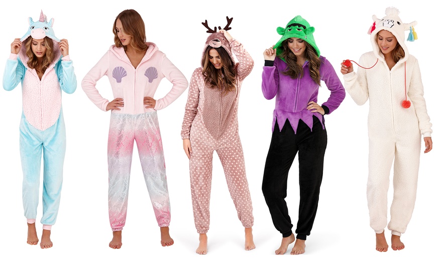 Image 1: Women's Novelty Onesie