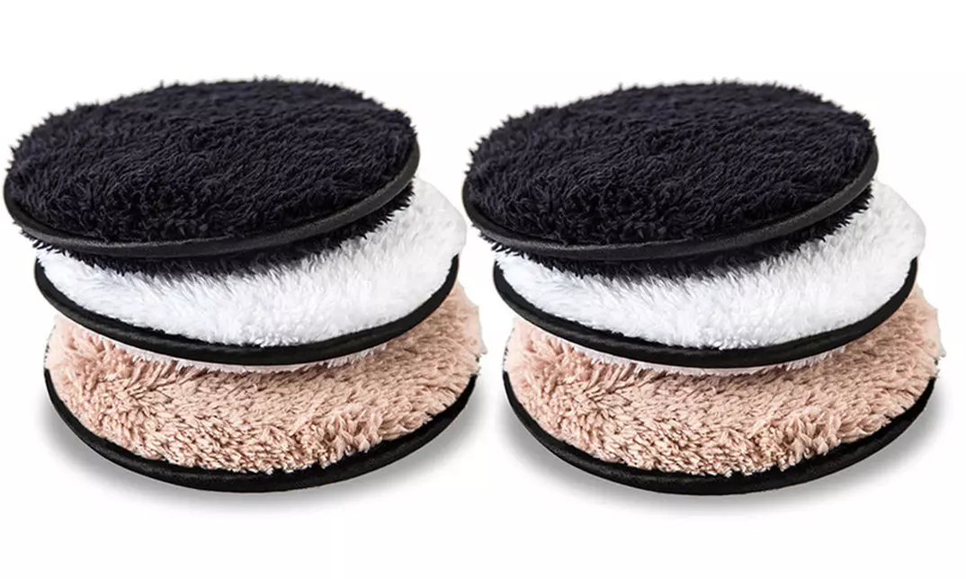 Lot de 3 ou 6 éponges démaquillantes en microfibre lavables - Image 6