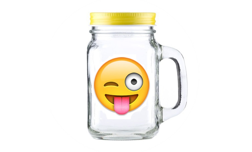 Image 3: Emoji Mason Jars