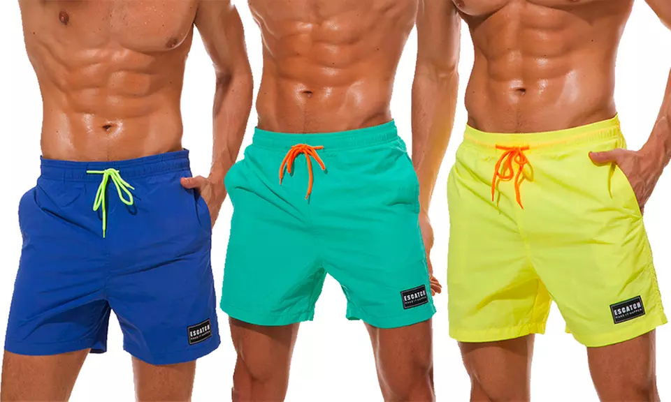 Short de bain "Christophe" avec poches et cordon réglable, taille et coloris au choix, livraison offerte - Primary Image