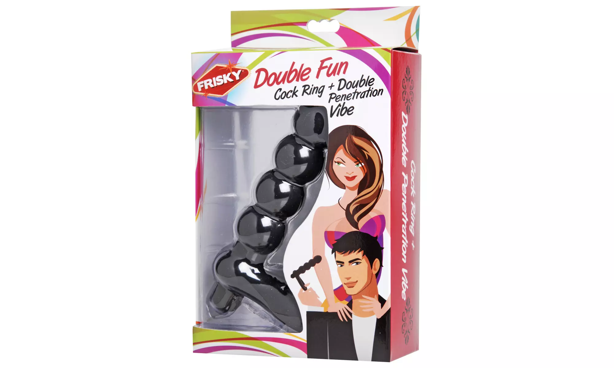 Double Fun C-Ring with Double Penetration Vibe - Second Medium