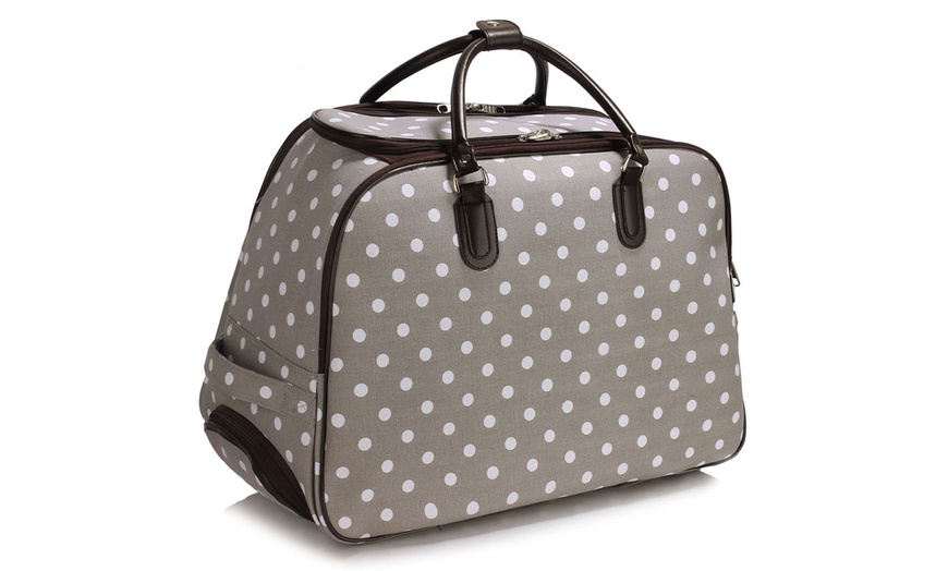 Image 12: Travel Holdall with Wheels