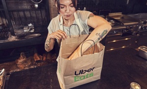 2x € 10 korting bij Uber Eats