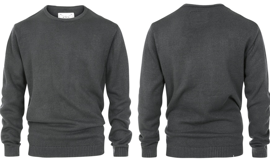 Image 6: Blu Apparel Knitted Crew Neck Jumper 