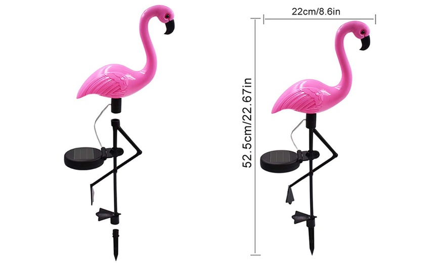 Image 9: Flamingo Garden Solar Decorative Light