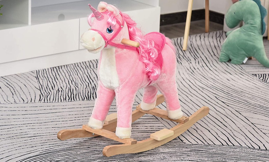 Groupon rocking sale horse