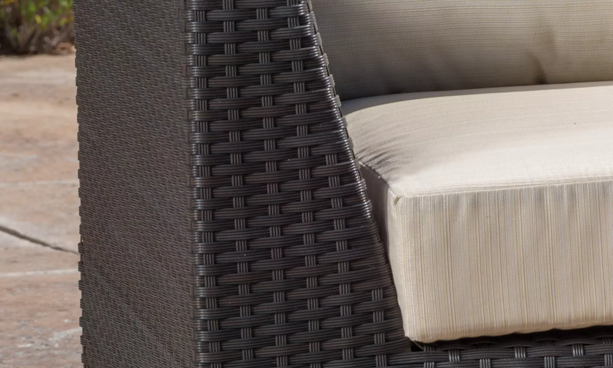 Great Deal Furniture Prado Outdoor Sectional Sofa Set with Cushions (7-Piece) - Second Medium