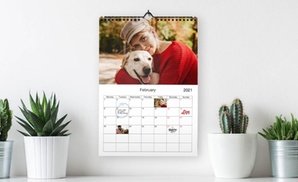 Personalised A4 Wall Calendar