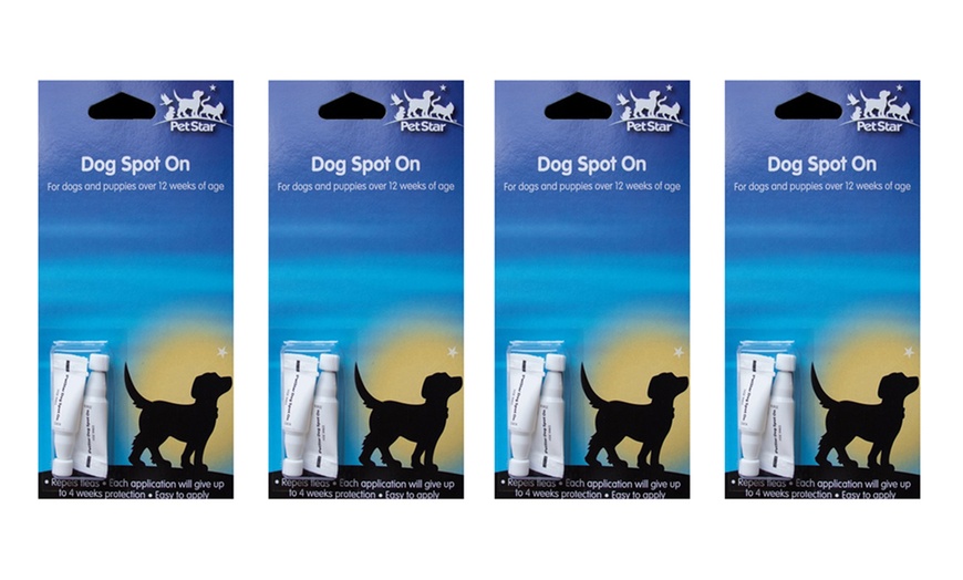 Image 4: One, Two or Four Packs of Dog Spot On Flea Treatment