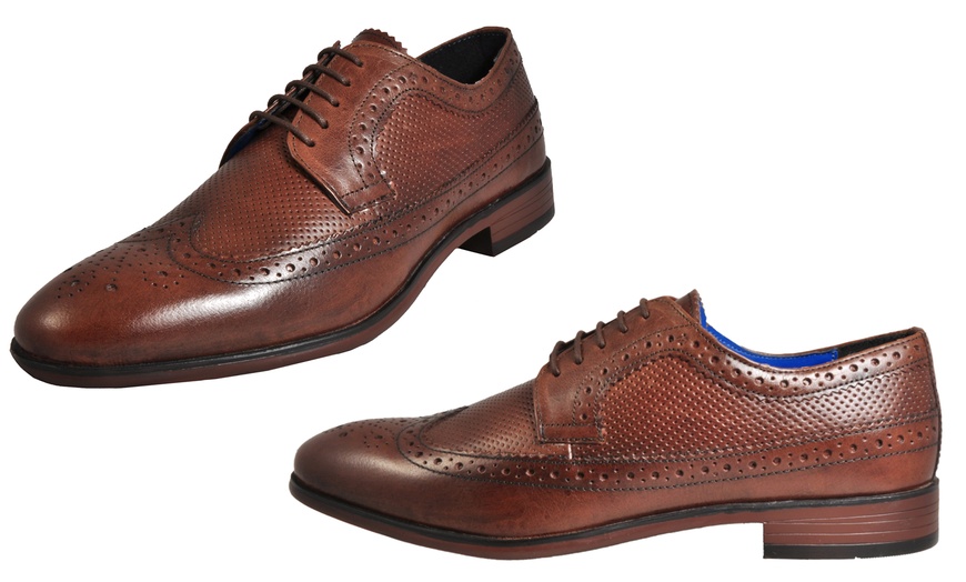 Image 3: Men's Leather Brogues