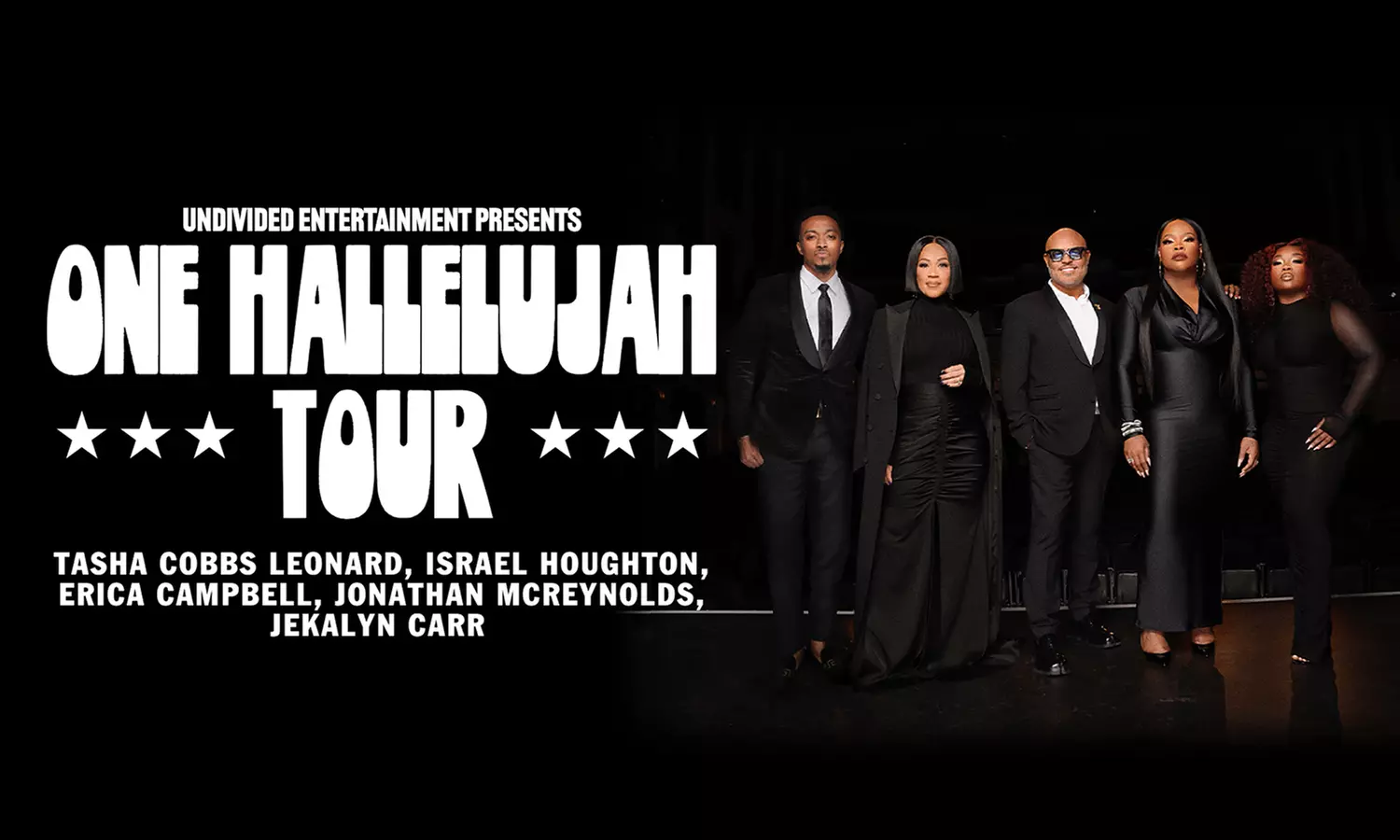 One Hallelujah Tour feat. Tasha Cobbs Leonard, Israel Houghton & More on April 7 at 6:30 p.m. - Primary Image