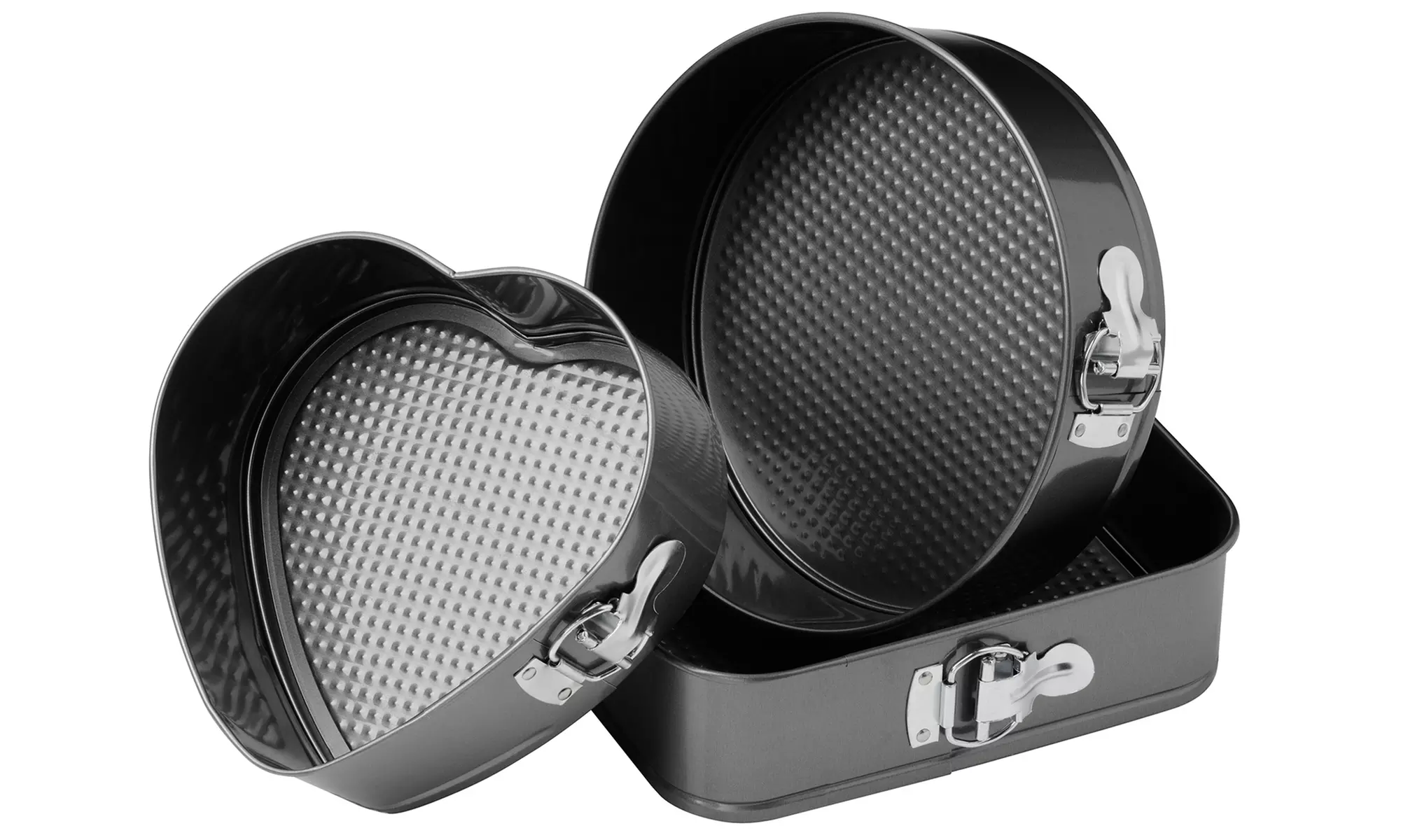 Set of 3, 6 or 12 Springform Cake Tins - Primary Image