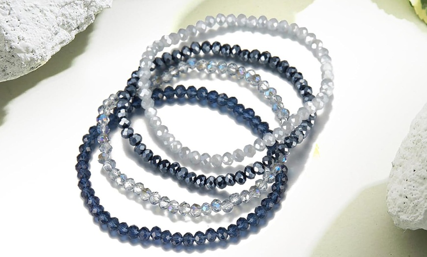 Image 3: Bracelet de perles en cristal