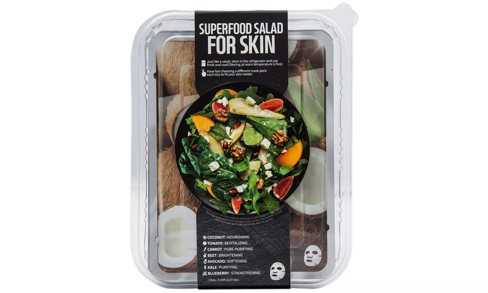 Superfood Salad Face Sheet Mask (7-Pack) - Second Medium