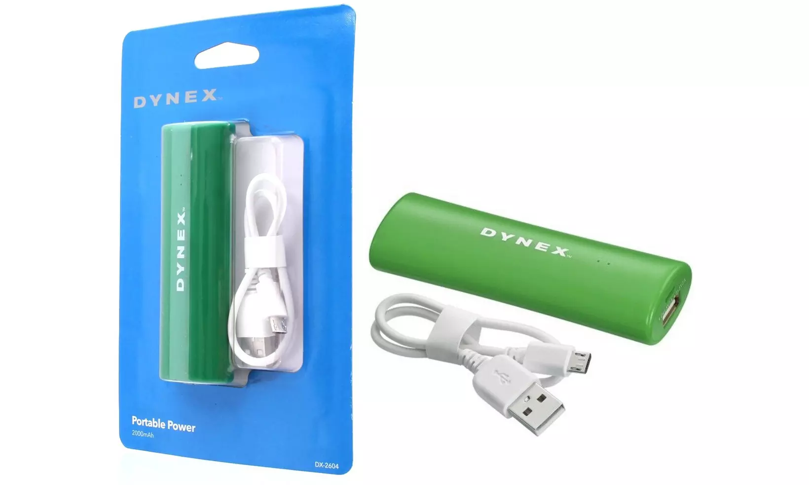 Dynex 2,000 mAh Portable Charger - Primary Image