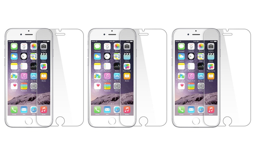 Image 18: Tempered Glass Screen Protectors for iPhones