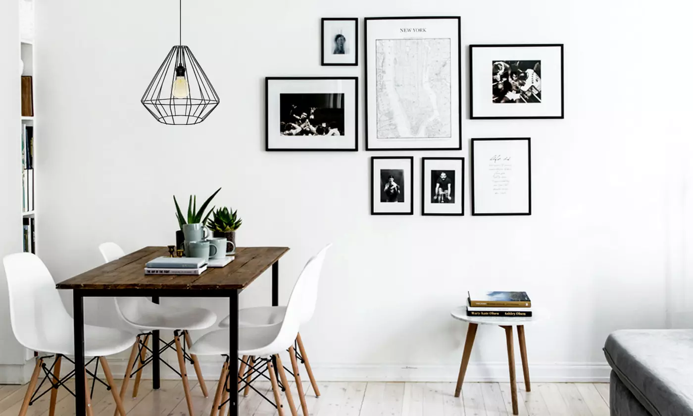 Suspension en métal style industriel Diamond. - Primary Image