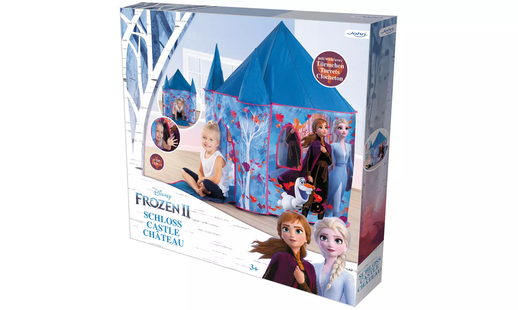 Tentes de jeu pour enfants La Reine des Neiges 2 Disney lumineuse ou château - Second Medium