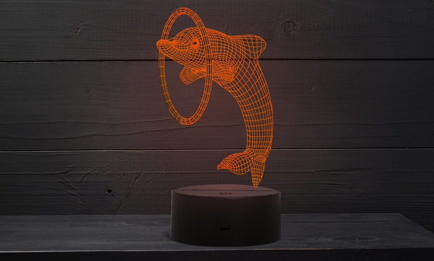 Image 8: 3D LED Hologram Lamp