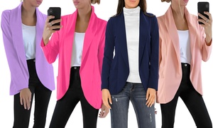  Women's Relaxed-Fit Casual Blazer 