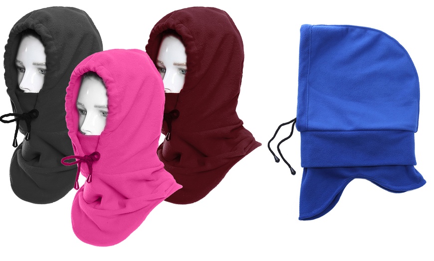 Image 1: Thermal Winter Hooded Face Cover