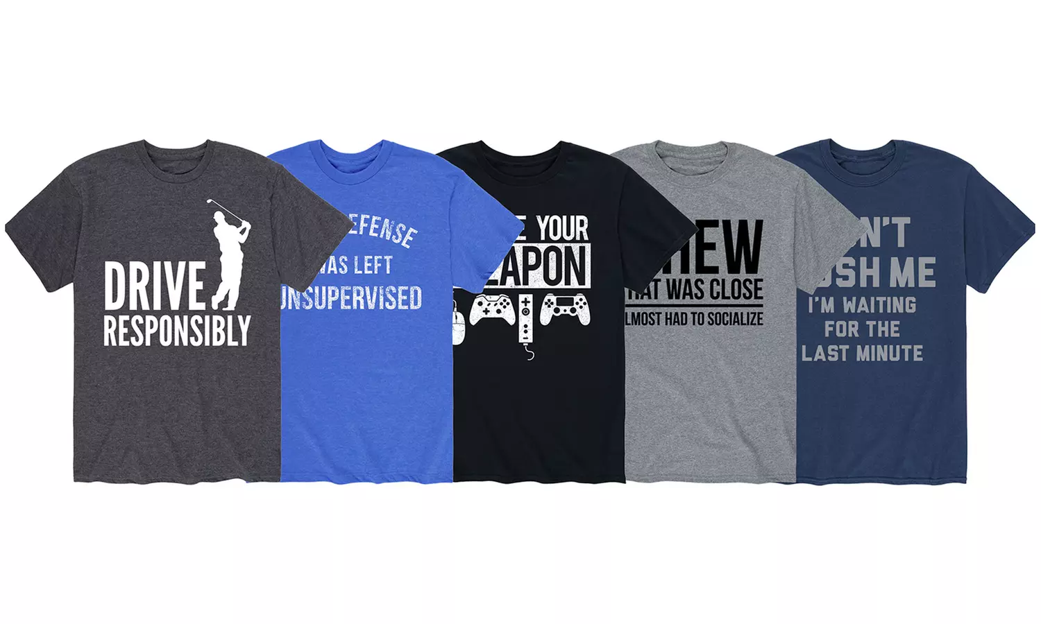 Men's Sarcastic and Humorous Adulting Tee - Primary Image