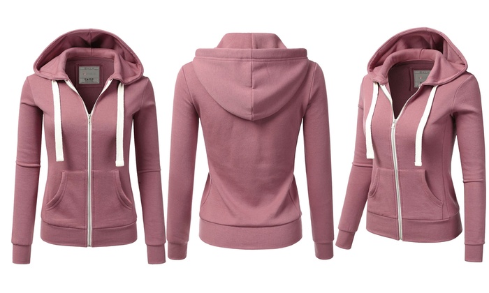 lightweight zip up hoodie plus size