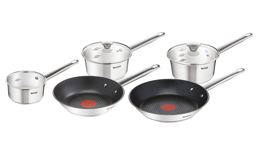 Image 8: Tefal Simpleo Stainless Steel Five-Piece Cookware Set