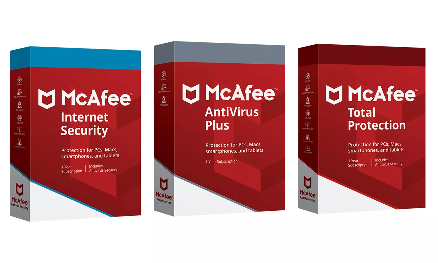 McAfee AntiVirus Range for One Year - Primary Image