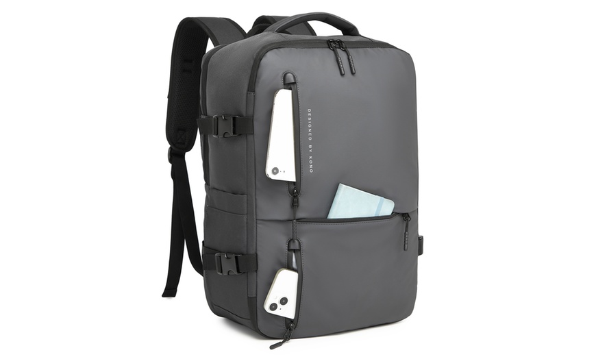 Image 22: Handbaggage rugzak met laptopvak