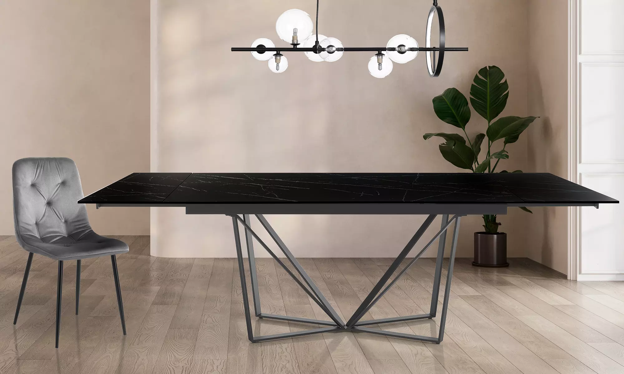 Oresteluchetta ausziehbarer Esstisch „Casey“