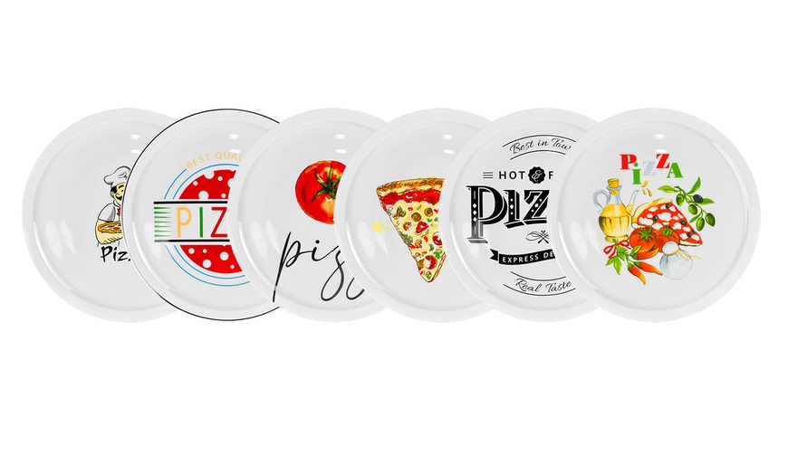 Image 3: Set da 6 piatti per la pizza