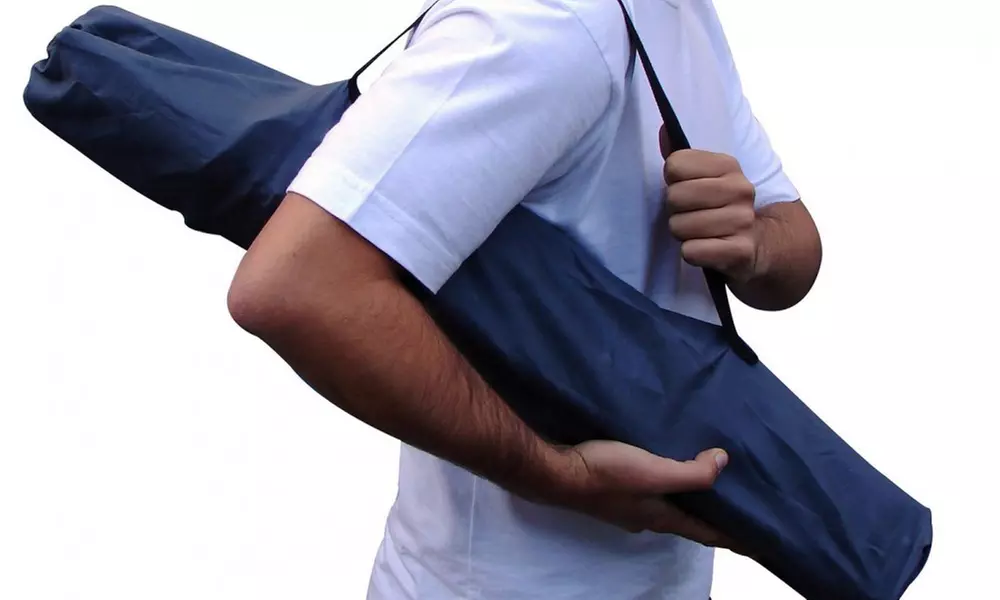 Sedia pieghevole con portabicchieri