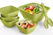 Eco-Friendly Bamboo Salad Bowl Sets (7-Piece) - Second Medium