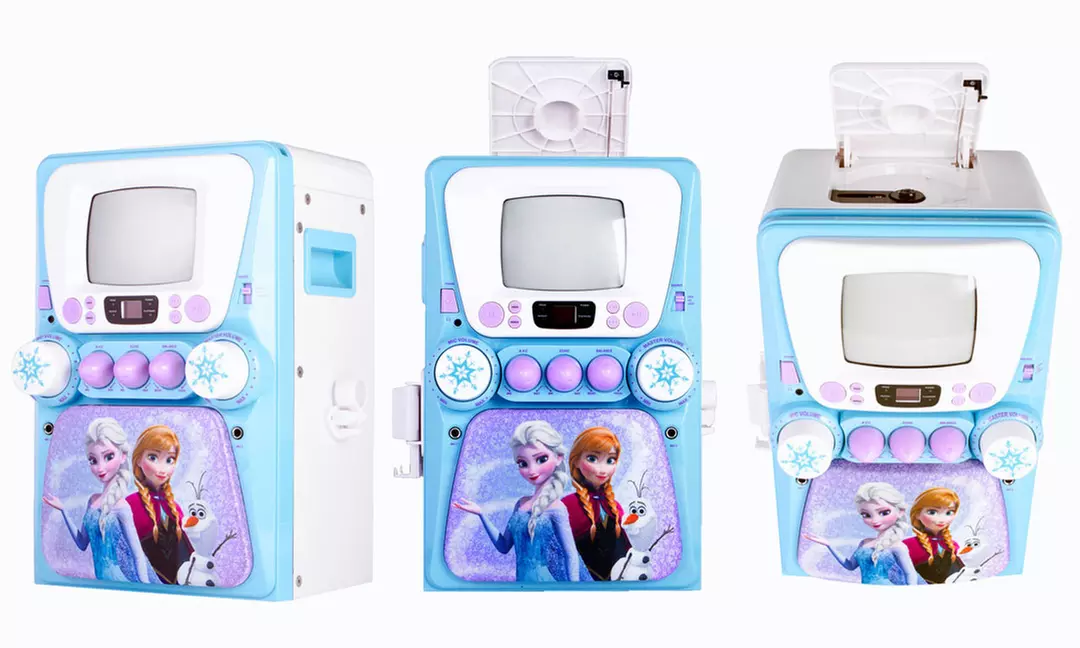 Frozen Elsa and Anna Sing-Along Kids' Deluxe Karaoke Machine - Second Medium