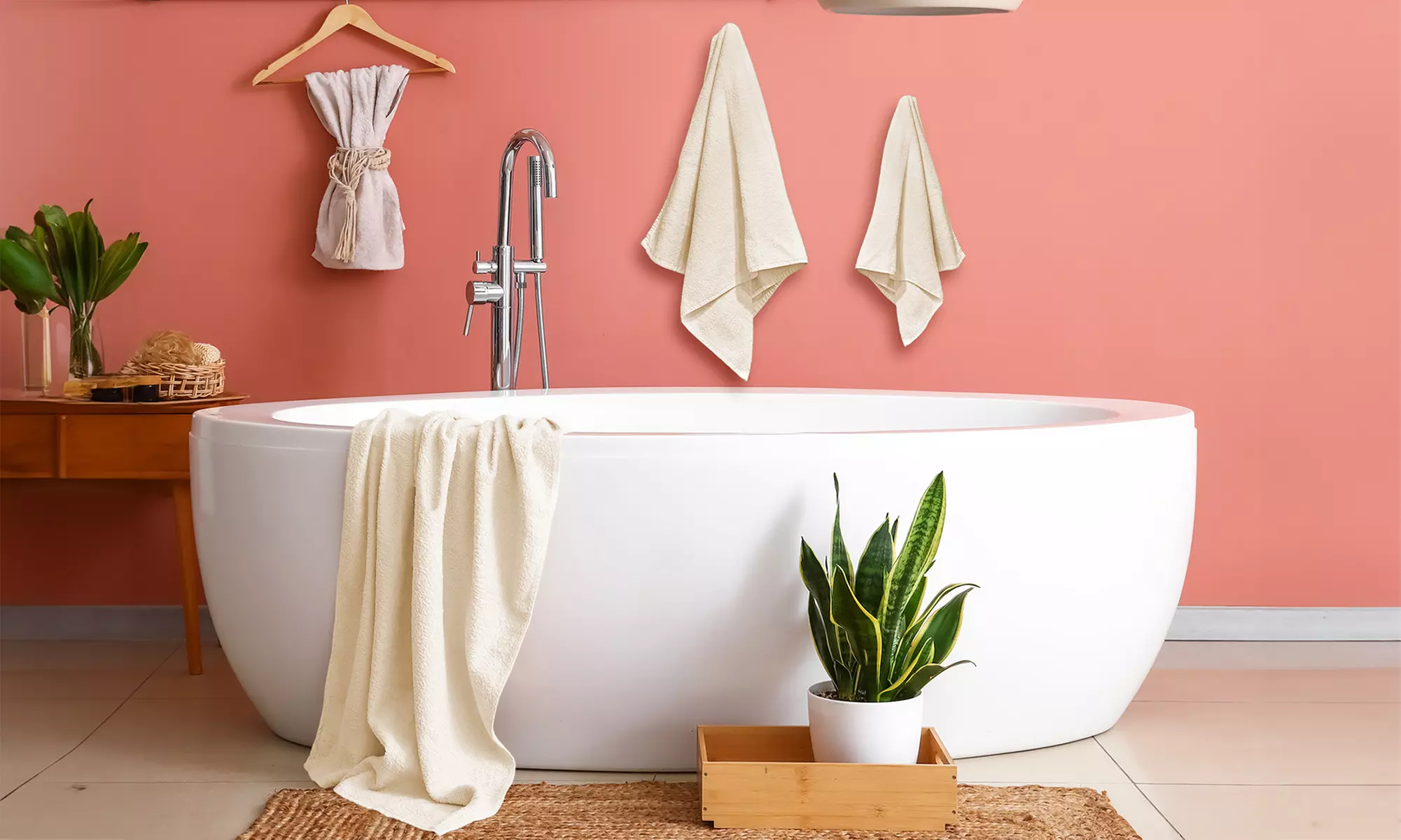 3er-Set Bambus-Handtücher