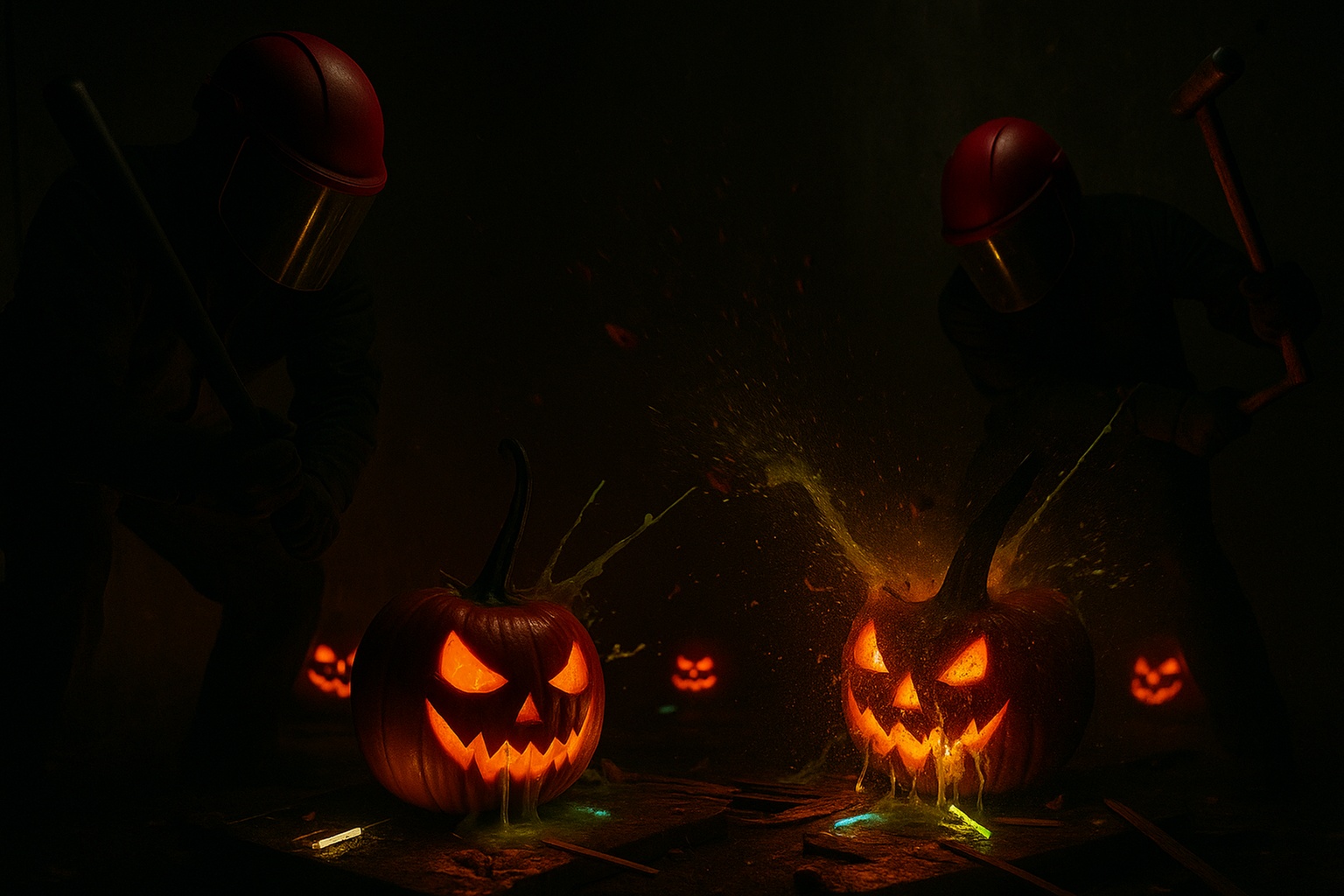Entry to Halloween Rage Room Pumpkin Smash n' Bash for 1, 2, 4, or 6