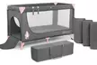 Lit de voyage Kinderkraft Joy avec fonction du parc 2 en 1 pour enfant, accessoires en option, livraison gratuite - Second Medium