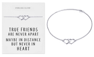 Sterling Silver Heart Bracelet