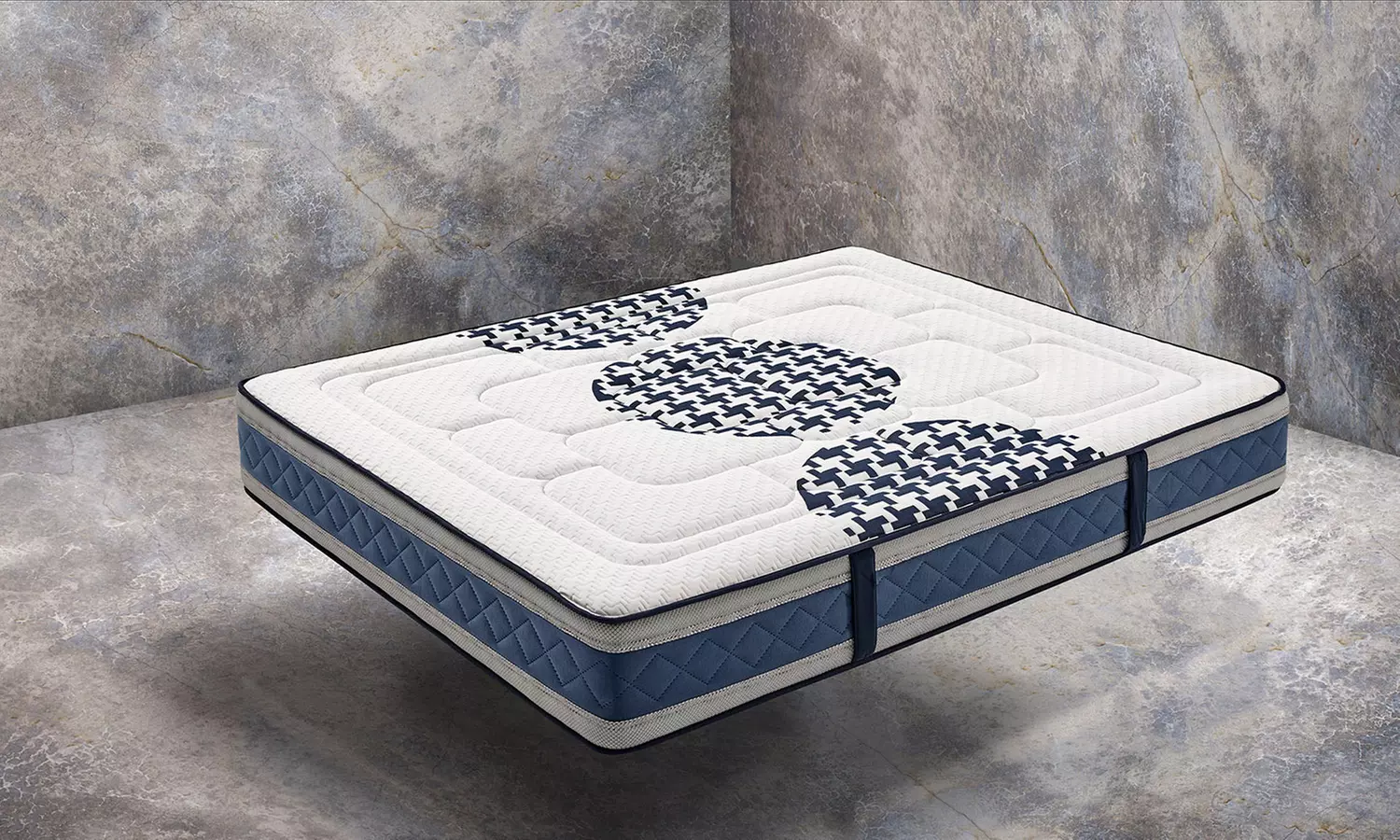 Premium Schaumstoff-Matratze mit Klimaband in der Größe nach Wahl - Primary Image