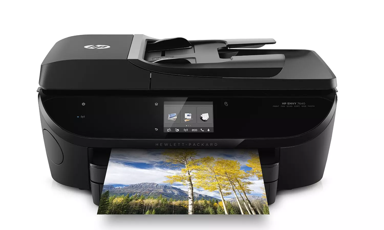 HP Envy 7640 All-in-One Color Inkjet Photo Printer, Scanner, Copier, and Fax Machine with Mobile Printing (Refurbished) - Primary Image