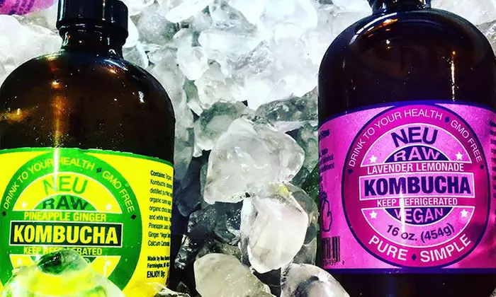 Kombucha Tasting with Take-Home Growlers for Two or Four at Neu Kombucha (Up to 44% Off) - Primary Image