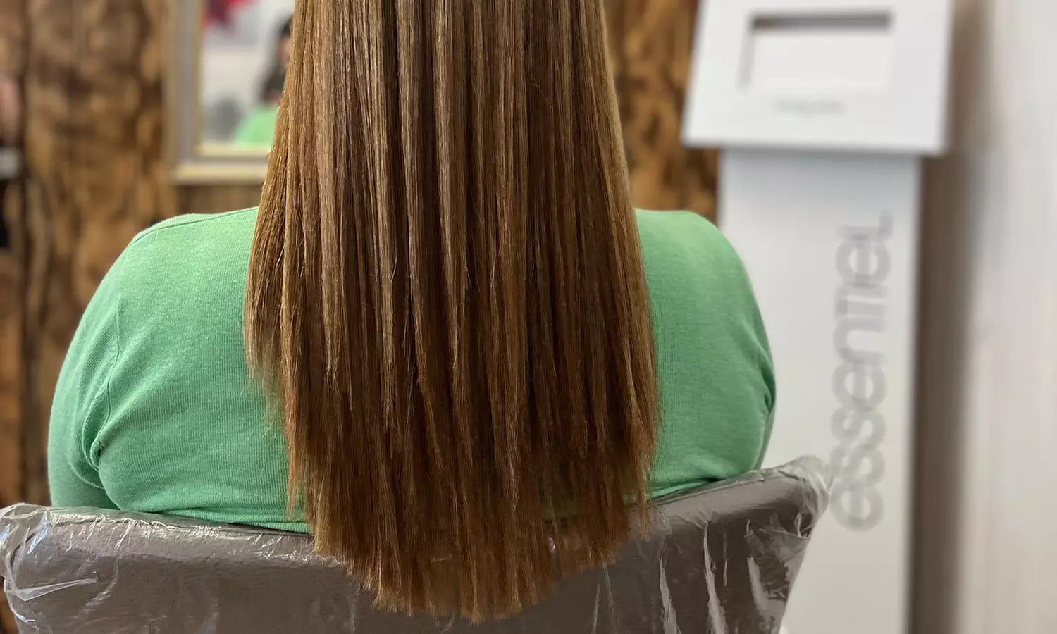 Alisado de queratina y corte