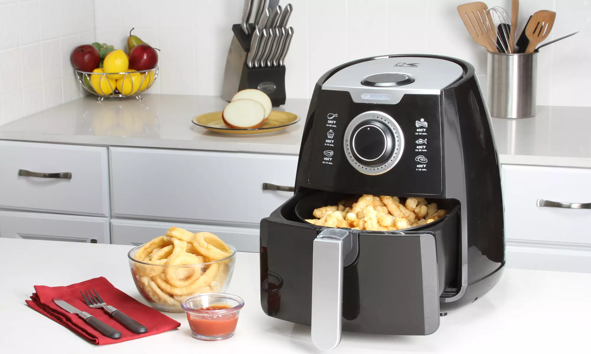 Kalorik 3.0L Family Size Airfryer with Dual Layer Rack - Second Medium