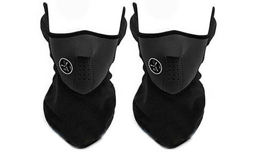 Image 4: One or Two Thermal Neoprene Face and Neck Masks