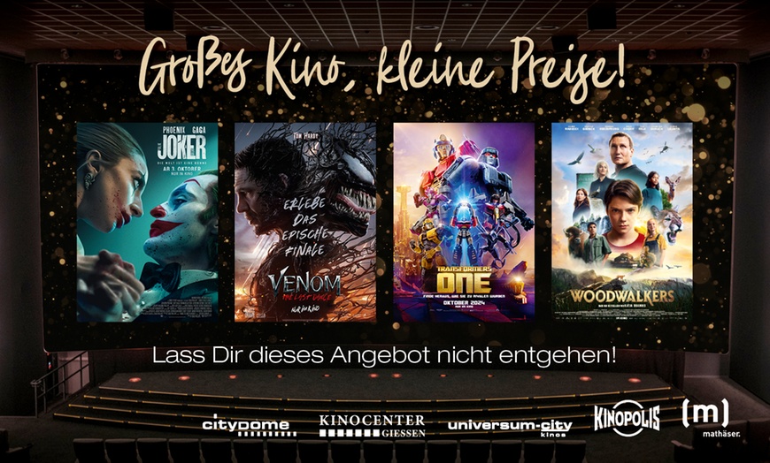 Image 2: Kinoticket für alle 2D-Filme inkl. Filmzuschlag und Überlänge