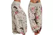 Haremhose für Damen mit Blumen-Muster in der Farbe und Größe nach Wahl - Second Medium
