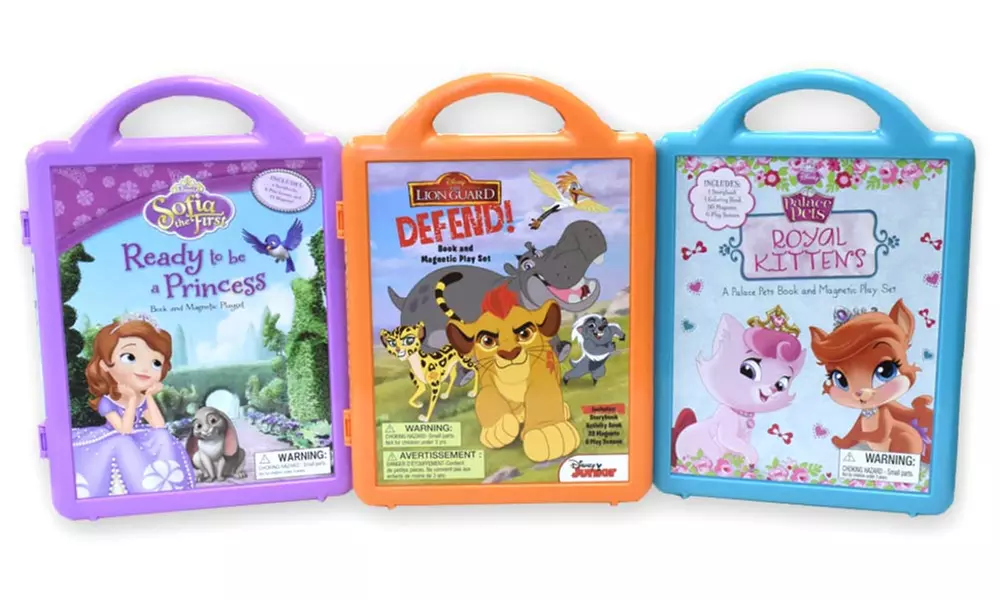 Disney Book and Magnetic Playset Boxed Set (3-Pack) - Primary Image